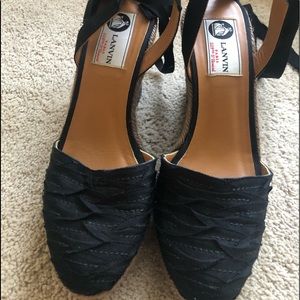 Lanvin espadrilles shoes black 36